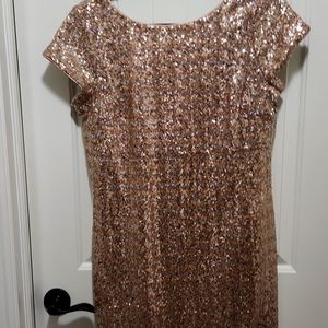 White House Black Market Sequin Mini Dress Size M